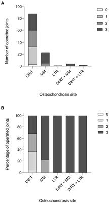 Determinants of joint effusion in tarsocrural osteochondrosis of yearling Standardbred horses